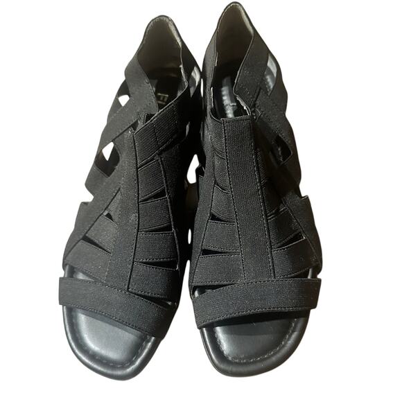 🍷Flexx black strapy sandals size 7 - Picture 1 of 6